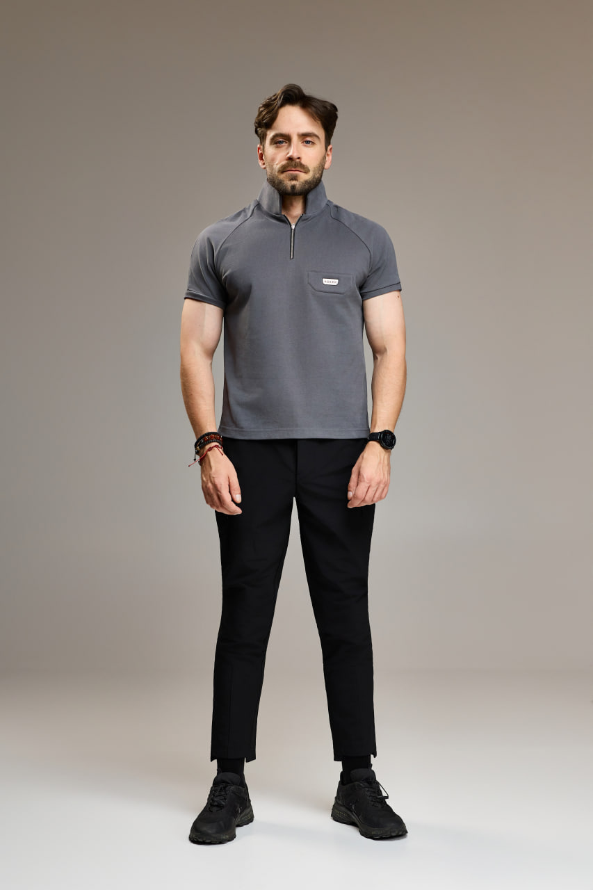 Футболка-поло ASKER Urban Warrior Polo Grey