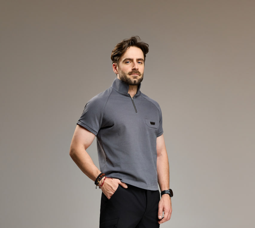Футболка-поло ASKER Urban Warrior Polo Grey купить