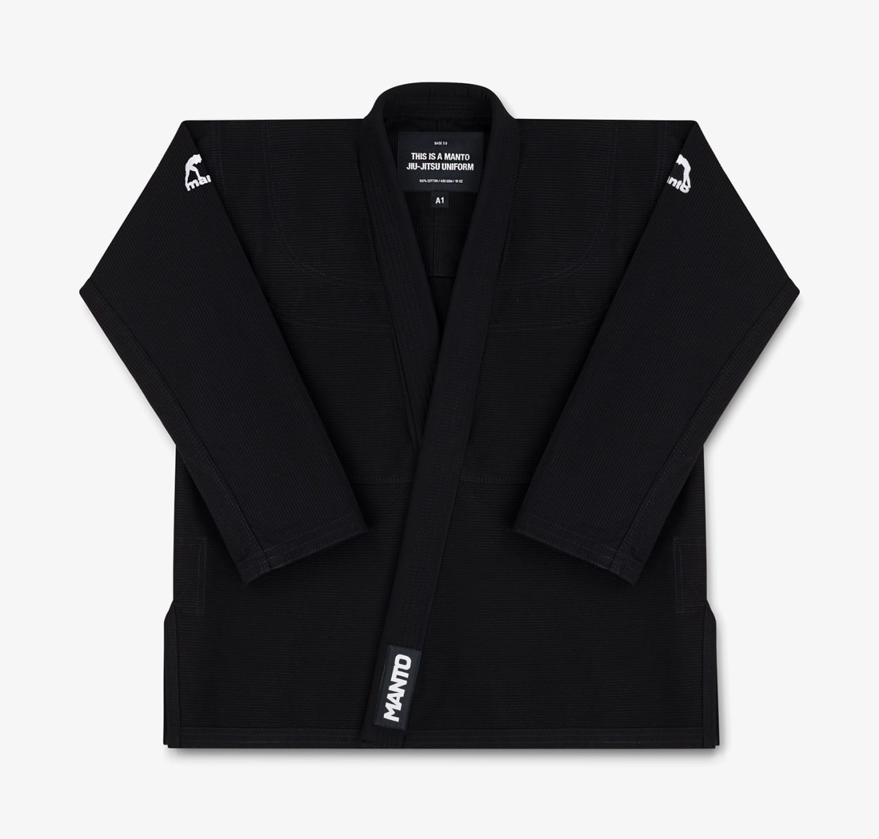 Кімоно MANTO BASE 3.0 BJJ GI Black White фото