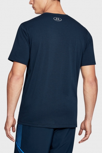 Футболка Under Armour Phase Wordmark Tee Navy купити