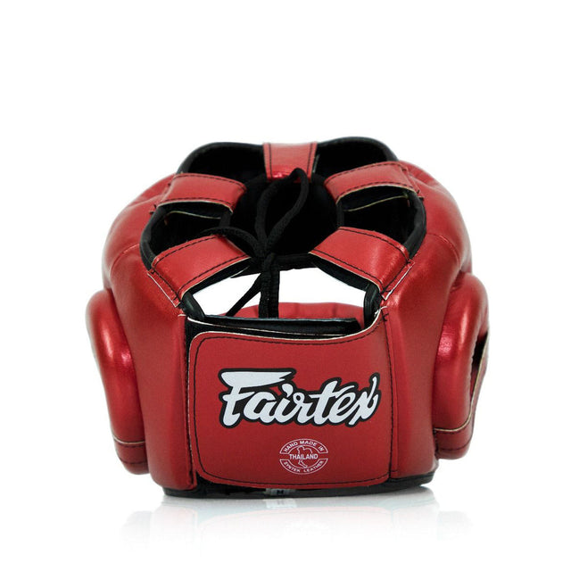 Боксерський шолом Fairtex HG17 Pro Sparring Headguard Red ціна