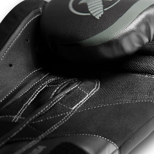 Боксерские перчатки Hayabusa H5 Boxing Gloves Black Grey фото