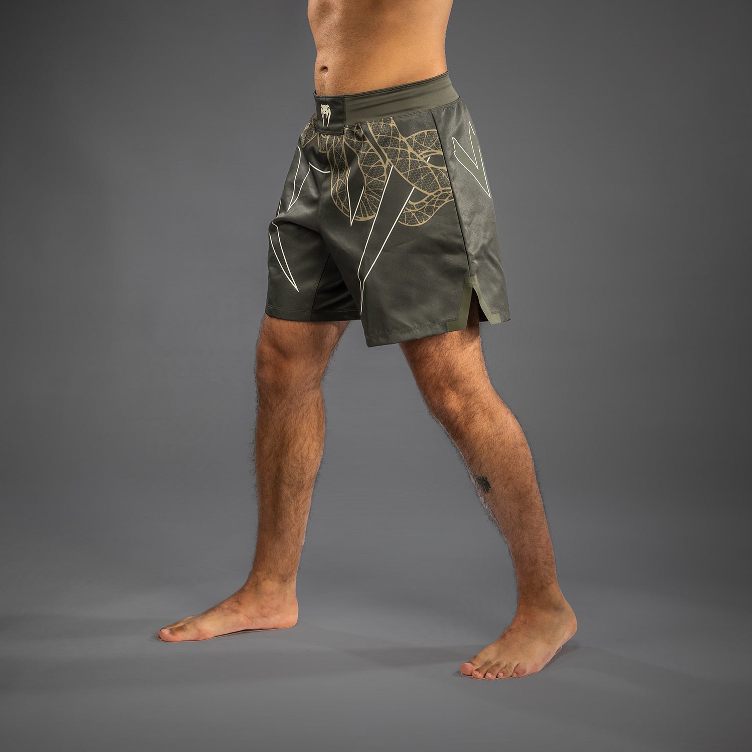 Fightshorts Kaki Bronze Ivory photo