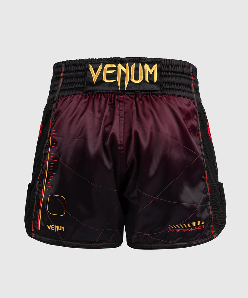 Тайські шорти Venum Tactical XT Muay Thai Shorts - Black/Burgundy/Gold ціна