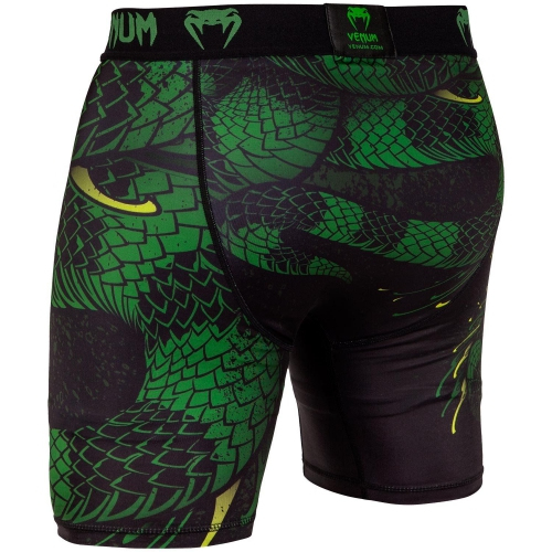 Компрессионные шорты Venum Green Viper Compression Shorts Black Green ціна