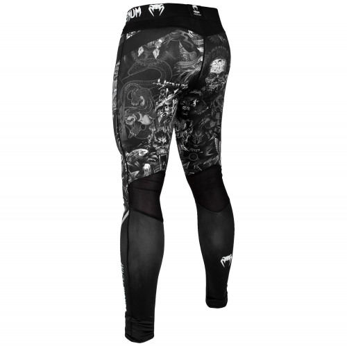 Компрессионные штаны Venum Art Spats Black White цена