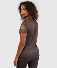 Жіноча футболка UFC Venum FIGHT WEEK 4.0 Womens Dry Tech Dark Brown ціна