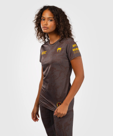Жіноча футболка UFC Venum FIGHT WEEK 4.0 Womens Dry Tech Dark Brown купити