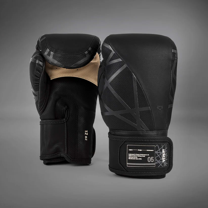 Боксерские перчатки Venum Tecmo 2.0 Boxing Gloves Black