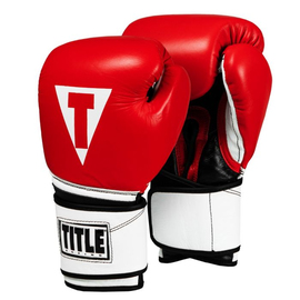 Боксерские перчатки Title Premium Leather Performance Training Gloves Red