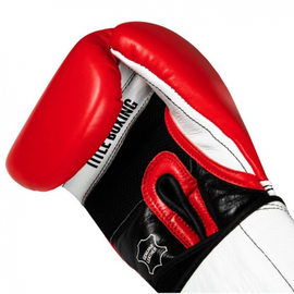 Боксерские перчатки Title Premium Leather Performance Training Gloves Red, Фото № 4