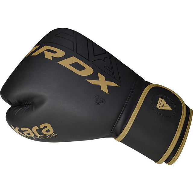 Боксерські рукавиці RDX F6 Kara Training Gloves Golden купити