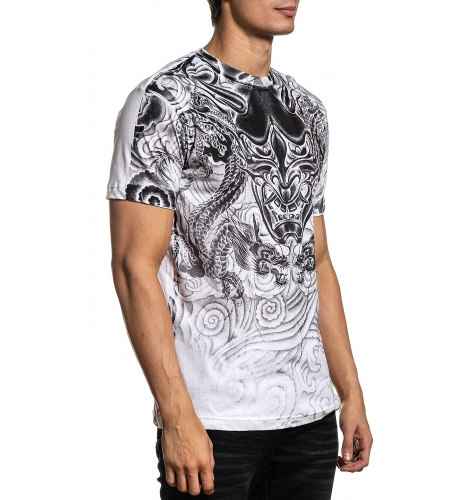 Футболка Xtreme Couture Imperial Dragon SS Tee White цена