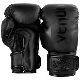 Боксерские перчатки для детей Venum Elite Boxing Gloves Kids Matte Black, Фото № 2
