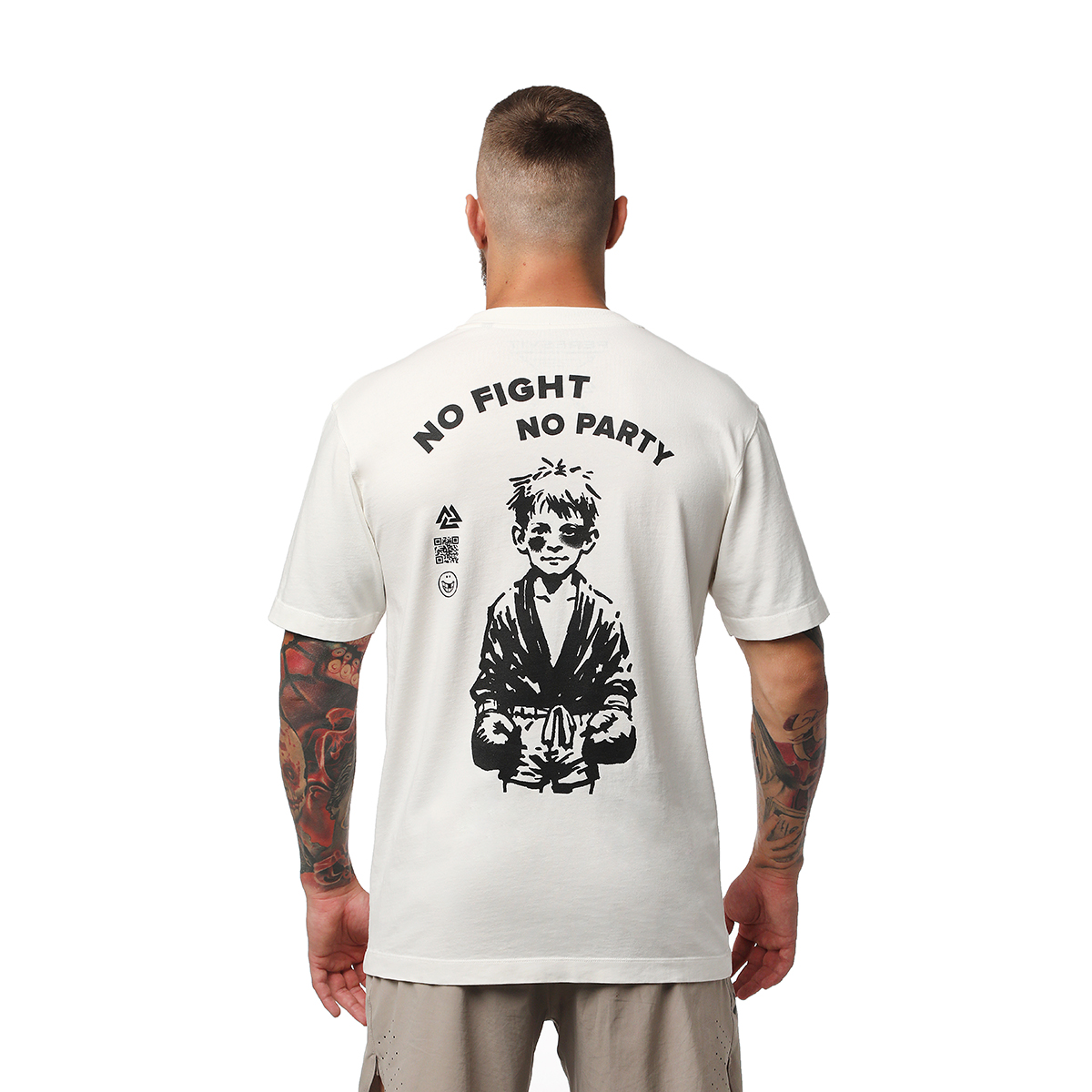 Peresvit No Fight No Party T-shirt White