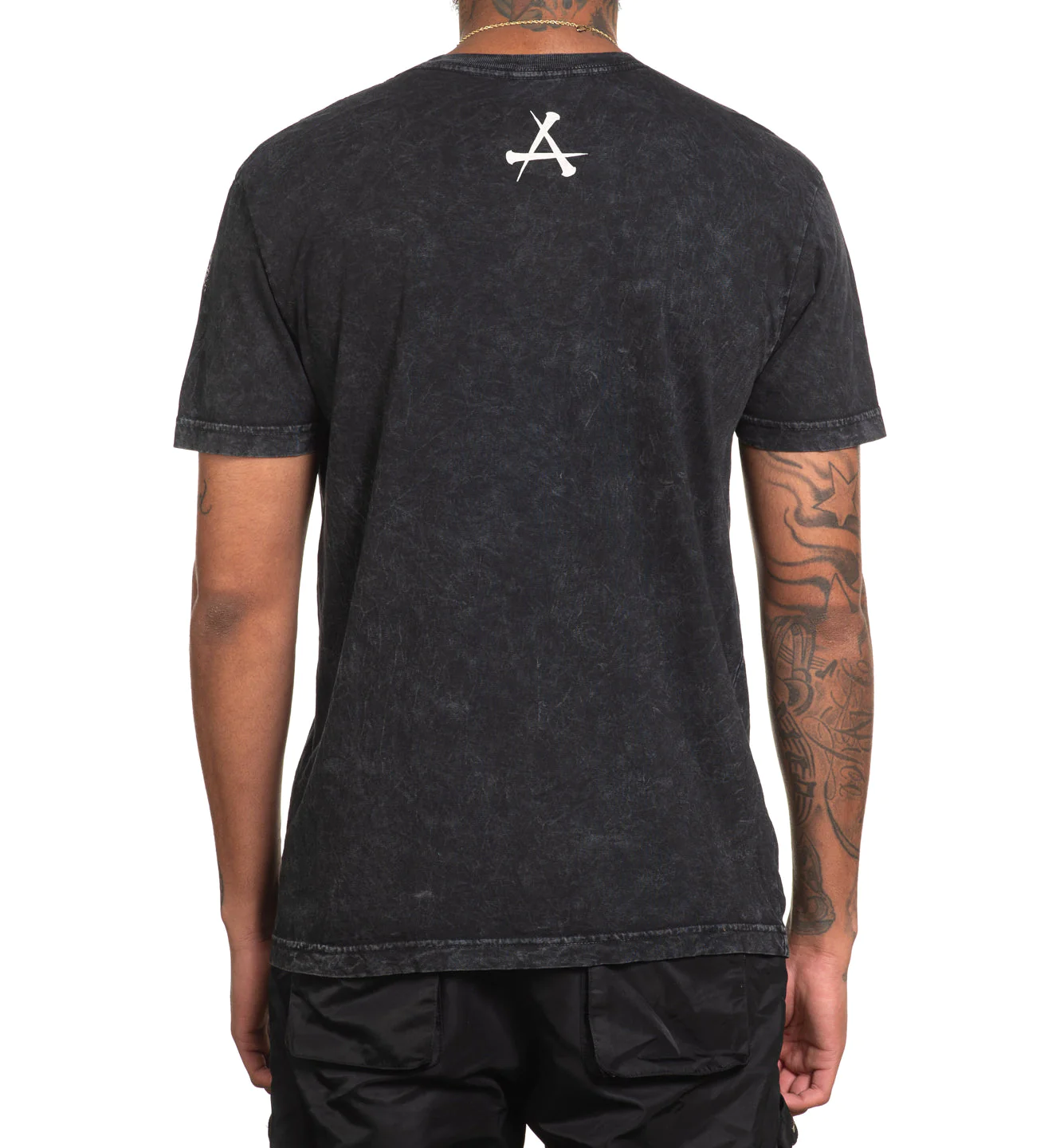 Affliction Army A26069 Black Lava Wash T-shirt buy