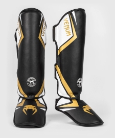 Захист ніг Venum Contender 2.0 Shin Guards Black White Gold