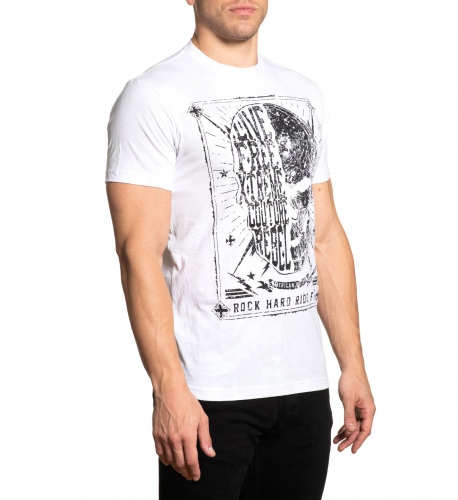 Футболка Xtreme Couture Iron Rebel SS Tee White фото