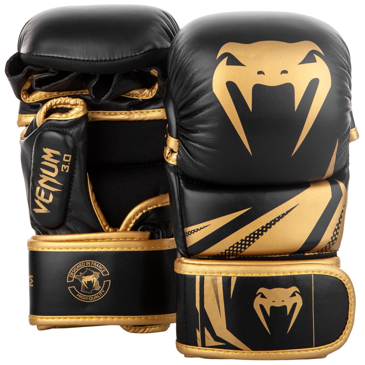 Перчатки MMA Venum Challenger 3.0 MMA Gloves Black Gold