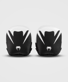 Лапы Venum Elite Thick Coaching Mitts Leather Mini Black White