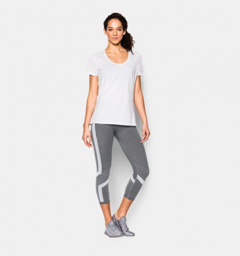 Женские спортивные капри Under Armour Seamless Crop Graphite цена