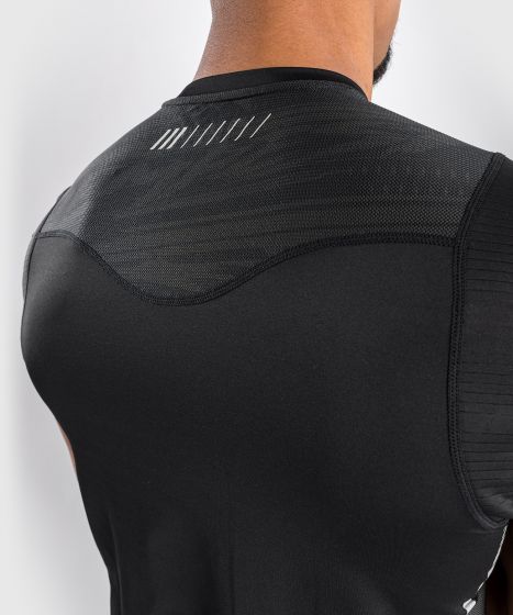 Компрессионная футболка Venum Tempest 2.0 Dry tech T-shirt Black Grey цена