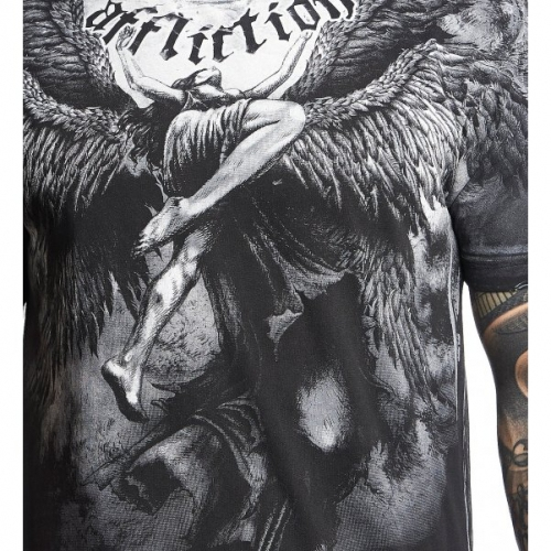 Футболка Affliction Upward T-Shirt Grey фото