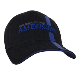 Бейсболка Ranger Up Unapologetically American Thin Blue Line Hat