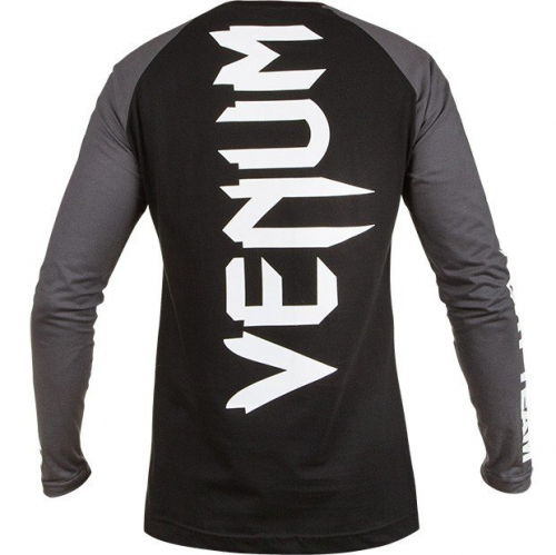 Venum Pro Team 2.0 Long Sleeve T-Shirt Black Grey photo