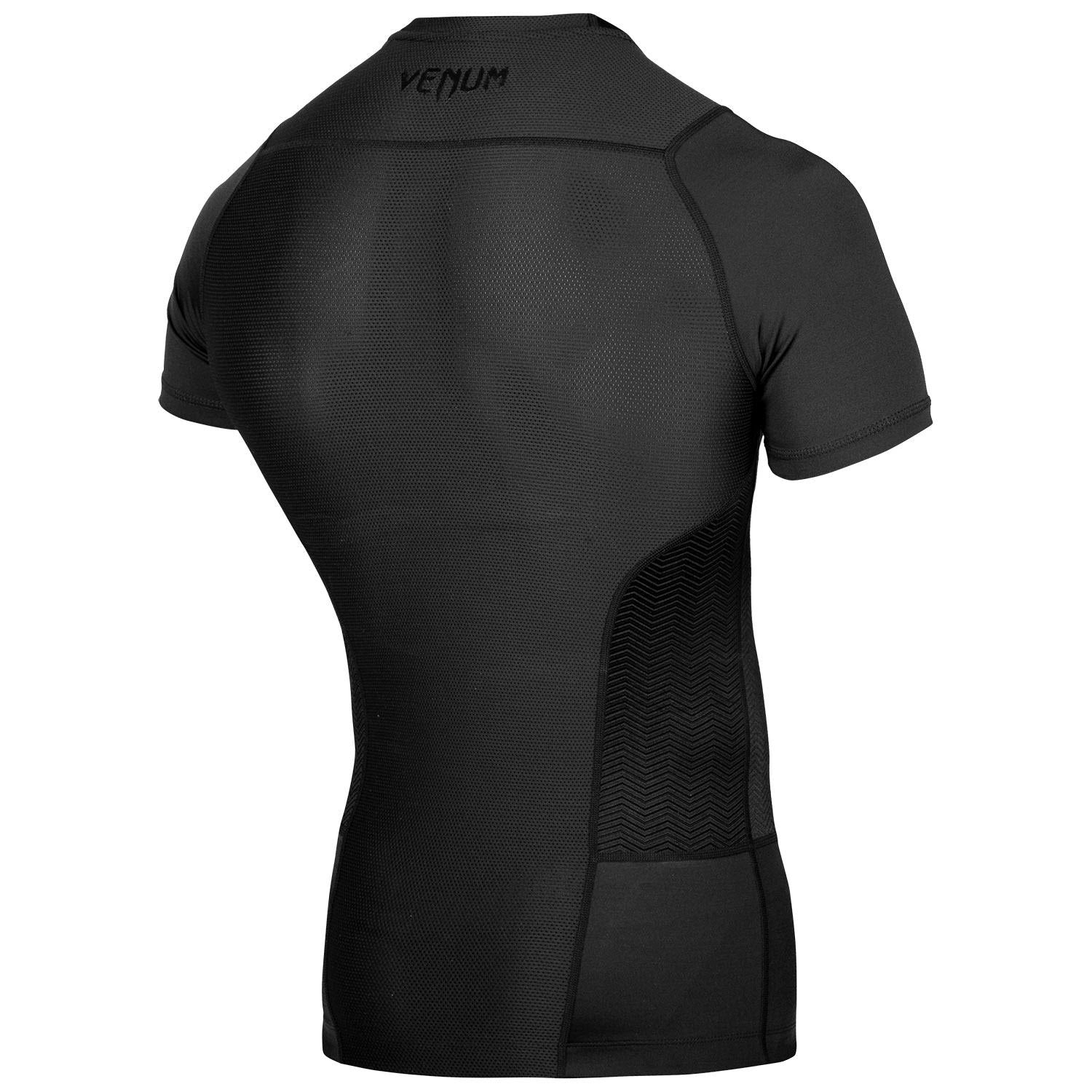 Рашгард Venum G-Fit Short Sleeves Rashguards Black Black купити