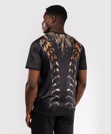 Футболка Venum Tiger Mens Dry Tech T-Shirt Black Neon Orange фото