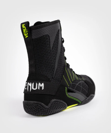 Боксерки Venum Training Camp 4.0 Boxing Shoes Black Neon Green  фото