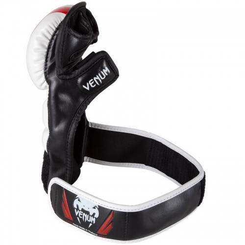 Venum Elite Sparring MMA Gloves White photo