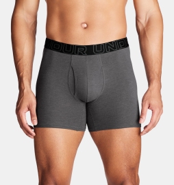 Трусы мужские Under Armour Performance Cotton 6 3 Pack Castlerock Full Heather Red Steel купить