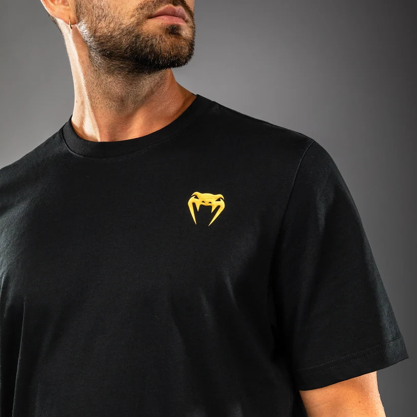Рашгард Venum Serpenti T-Shirt Black Silver Gold размер