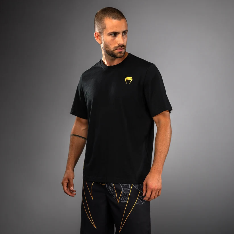 Рашгард Venum Serpenti T-Shirt Black Silver Gold цена