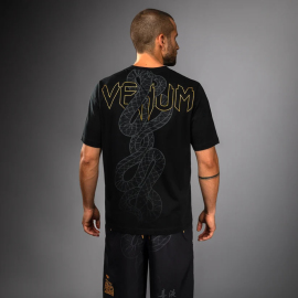 Рашгард Venum Serpenti T-Shirt Black Silver Gold