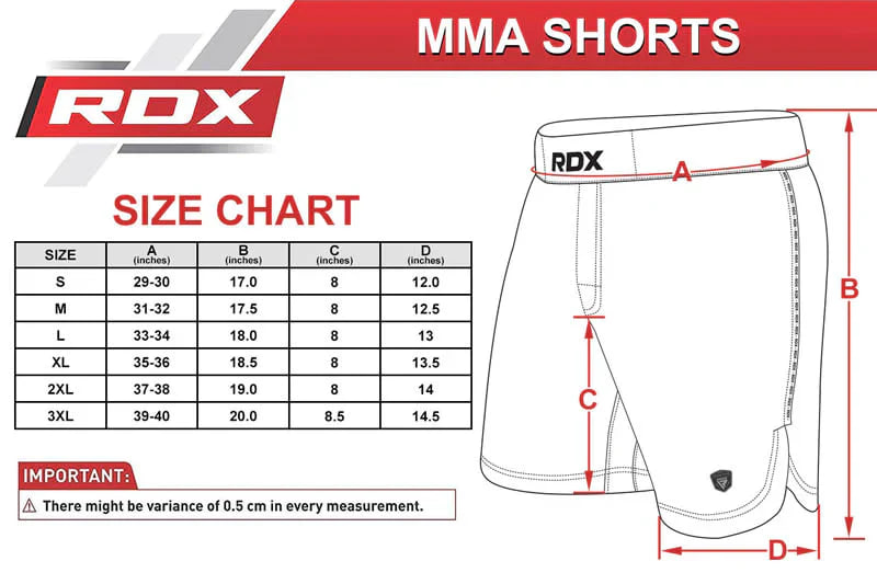 Шорти для MMA RDX T15 Fight Shorts Red розмір