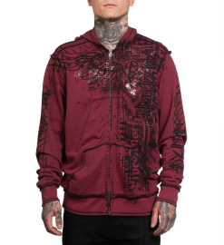 Худи Affliction Dust Cloud Reversible Zip-Up Hoodie