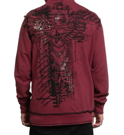 Худи двухстороннее Affliction Dust Cloud Reversible Zip-Up Hoodie фото