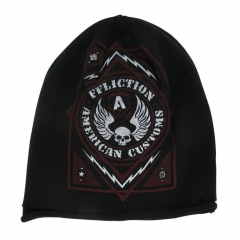 Шапка Affliction Slouch Skull Wings Beanie