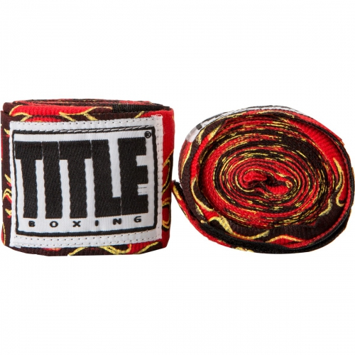Бинты TITLE Elastick 180 Mexican Hand Wraps Flame купить
