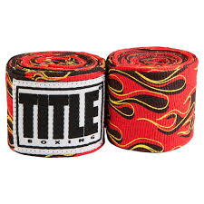 Бинты TITLE Elastick 180 Mexican Hand Wraps Flame