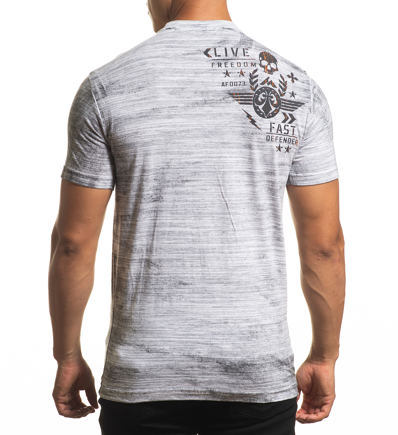 Футболка Affliction Art of War A24288 White Black купить