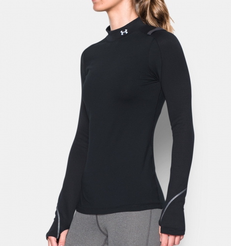 Жіноча спортивна кофта Under Armour ColdGear Elements Mock Black купити