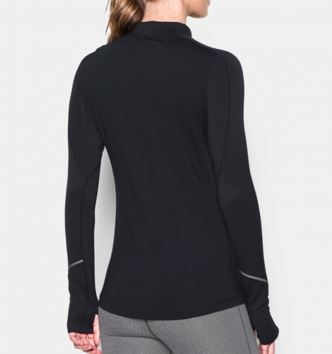 Жіноча спортивна кофта Under Armour ColdGear Elements Mock Black ціна