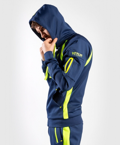 Толстовка Venum Origins Hoodie Loma Edition Blue Yellow купить