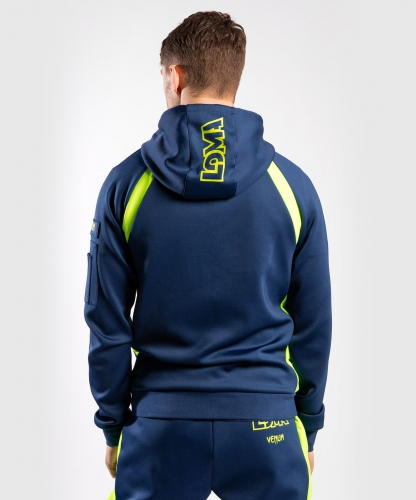 Толстовка Venum Origins Hoodie Loma Edition Blue Yellow размер