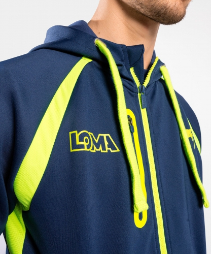 Толстовка Venum Origins Hoodie Loma Edition Blue Yellow в Украине