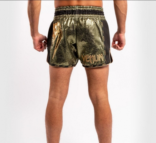 Shorts for Thai boxing Venum Giant Foil Khaki Gold buy